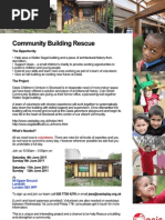 Community Building Volunteers Ind Email