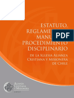 Estatuto Reglamento y Manual de Procedimiento Disciplinario