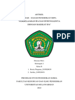 ARTIKEL Pembelajaran IPA Dan Hubungannya Dengan Hakekat IPA - DASPEM MIPA - K2 - B