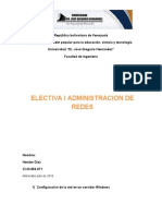 Configuración de Una Red en Un Servidor Windows