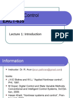 Nonlinear Control: EACT-635