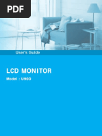 Hyundai It LCD Monitor U90d Users Manual