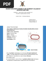 Stadium Case Study