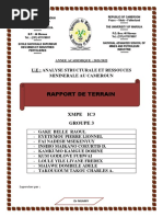 RAPPORT ECOL DE TERRAIN Ngamy