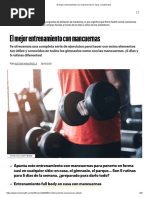 El Mejor Entrenamiento Con Mancuernas en Casa o El Gimnasio