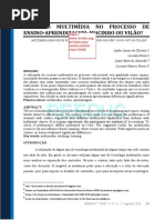 Recursos Multimídia No Processo de Ensino Aprendizagem