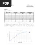 Total Product: Inputs of Labor