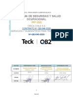 Programa de Seguridad y Salud Ocupacional QB2 2022