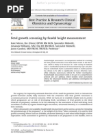 Fundal Height Screening