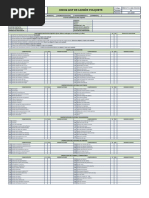 Check List de Equipos San Martin Santa Este II