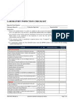 Laboratory Inspection Checklist: Safe@Work