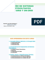 Diseño de Sistemas Fotovoltaicos Off-Grid On-Grid