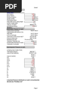 Circular Steel Tank Design Calculation