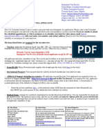 Diversity Visa Fee (Non-Refundable) : $330 Immigrant Visa Fee (For All Family-Based Applicants Except For DV Applicants) : $325