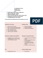 Course Contents: Linux Essentials System Administration Network Administration & Security