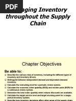 Managing Inventory Throughout The Supply Chain