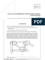 Calcul Assemblage Poutre À Treillis Sur Poteau