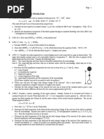 CHEN 623 Problems Old Examination Problems: 1.: (P + A /V) (V B) RT