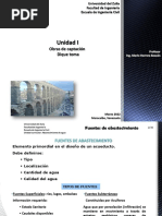Abastecimiento de Agua. Unidad I Clase 3 LUZ. Obras de Captación