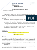 Flt205 Final Module Paghahanda NG Ebalwasyon Sa Pagtuturo