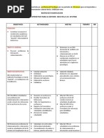 P.O.A. Mejora Del Rendimiento Academico