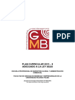 Plan Estudios Marketing 2015 II PDF