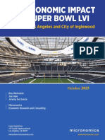 Super Bowl LVI Economic Impact Report