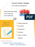 A Machine Learning Perspective: Prediction of Chronic Kidney Disease