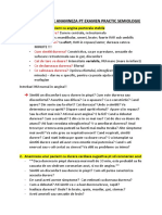 Semiologie Examen - Subiecte Anamneza