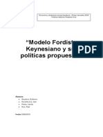 Modelo Fordista-Keynesiano y Sus Politicas Propuestas