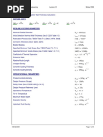 Pipeline Wall Thickness Calculation DNV OS 101