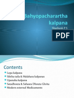 Bahyopacharartha Kalpana: Shashank P S