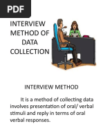 Interview Method of Data Collection