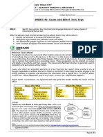 Cause and Effect English JHS