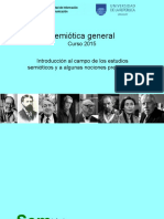 Semiótica General. Introducción