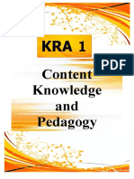 Content Knowledge and Pedagogy