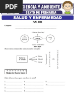 Salud y Enfermedad para Sexto de Primaria