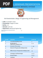 Technical Seminar Presentation: Regenerative Braking System