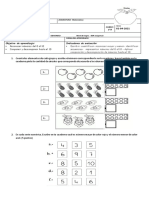 Prueba de Matematicas Numeros de 1 A 10 01.04.2021