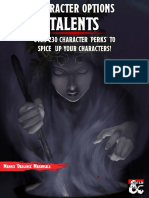 Character Options Talents (5e)