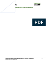 2.14 Equipment Abd Calibration Certificates: Vendor Approval For Geoinnovative Specialists Inc.-Site/Soil Investigation