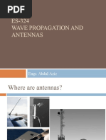 ES-324 Wave Propagation and Antennas: Engr. Abdul Aziz