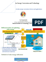 EN 671: Solar Energy Conversion and Technology