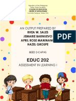 EDUC 202: An Output Prepared by