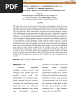 Analisis Biaya, Pendapatan Dan Efisiensi Usahatani CABAI RAWIT (Capsicum Frutescens L) (Studi Kasus Di Kecamatan Kedu Kabupaten Temanggung)