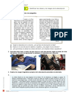 Unidad 3 ¿Cómo Te Sientes?: Identificar Las Clases y Los Rasgos de La Descripción