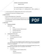 Preparatory Activities:: Inquiries, Investigation & Immersion JANUARY 16, 2019