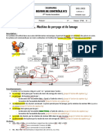 Correction Devoir de Controle n2 Grafcet 2as 2022