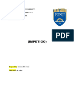 (Impetigo) : Erbil Polythecnic University Soran Technical Insititute Nuraing Department First Stage