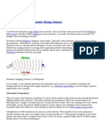 Ultrasonic Range Sensor